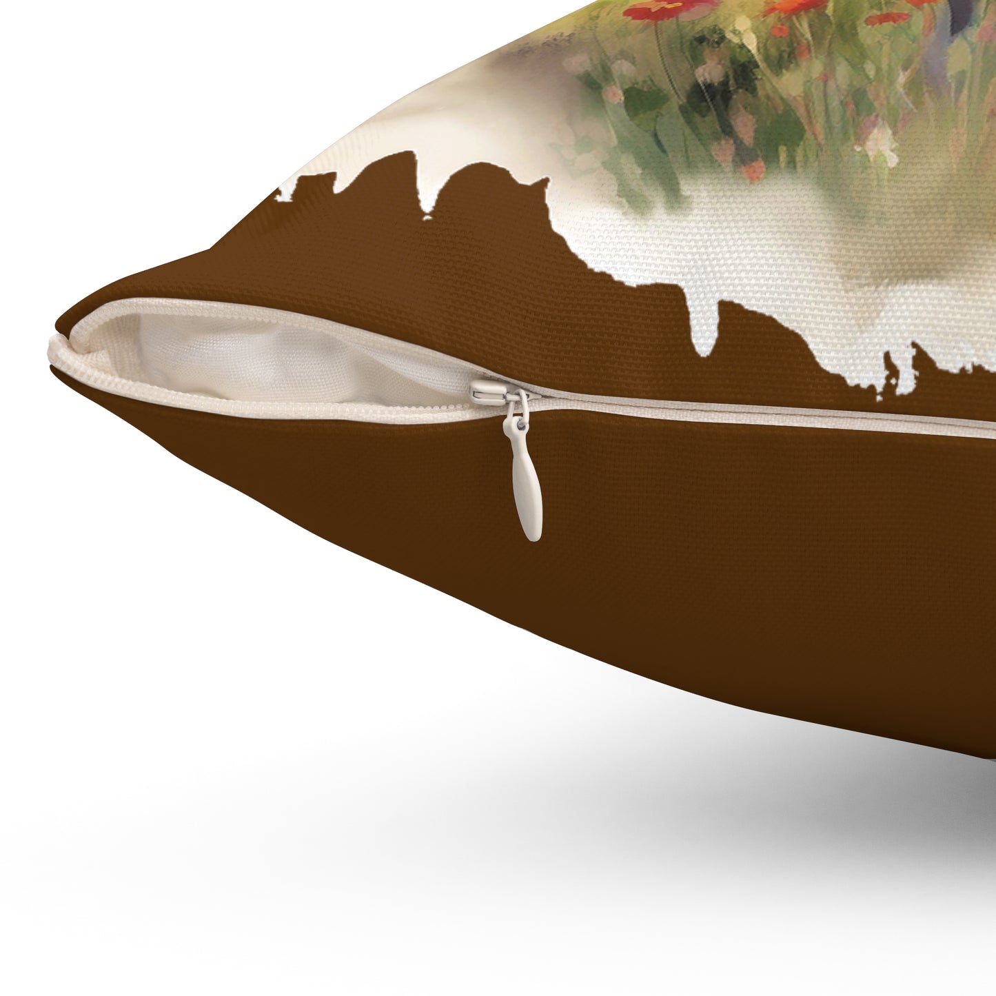 Western Wild Horses Square Pillow