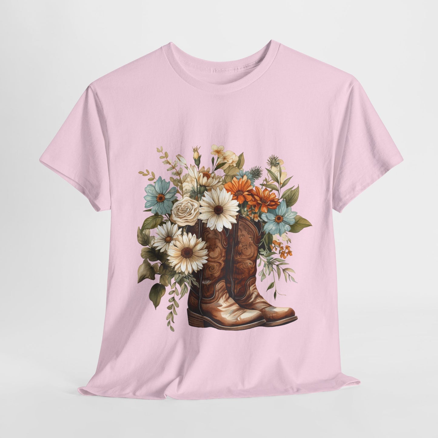 Boots and Flowers T-Shirt