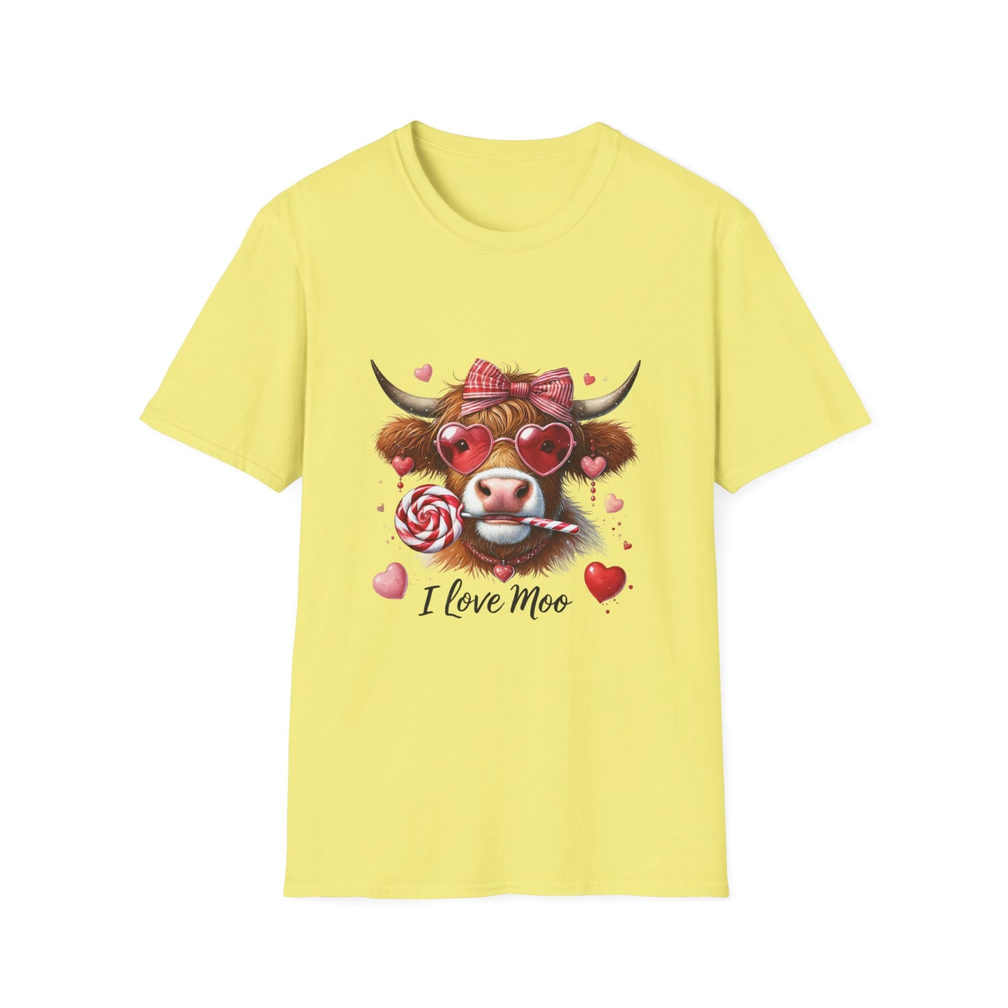 I Love Moo Valentines Day T-Shirt