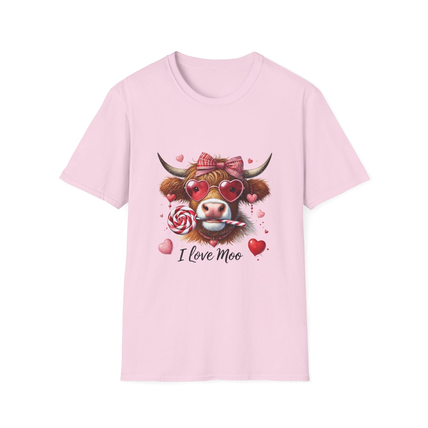I Love Moo Valentines Day T-Shirt