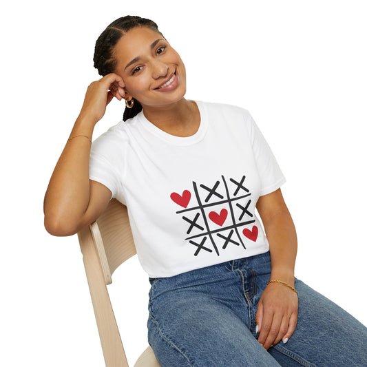 Valentine's Day Tic Tac Toe T-Shirt
