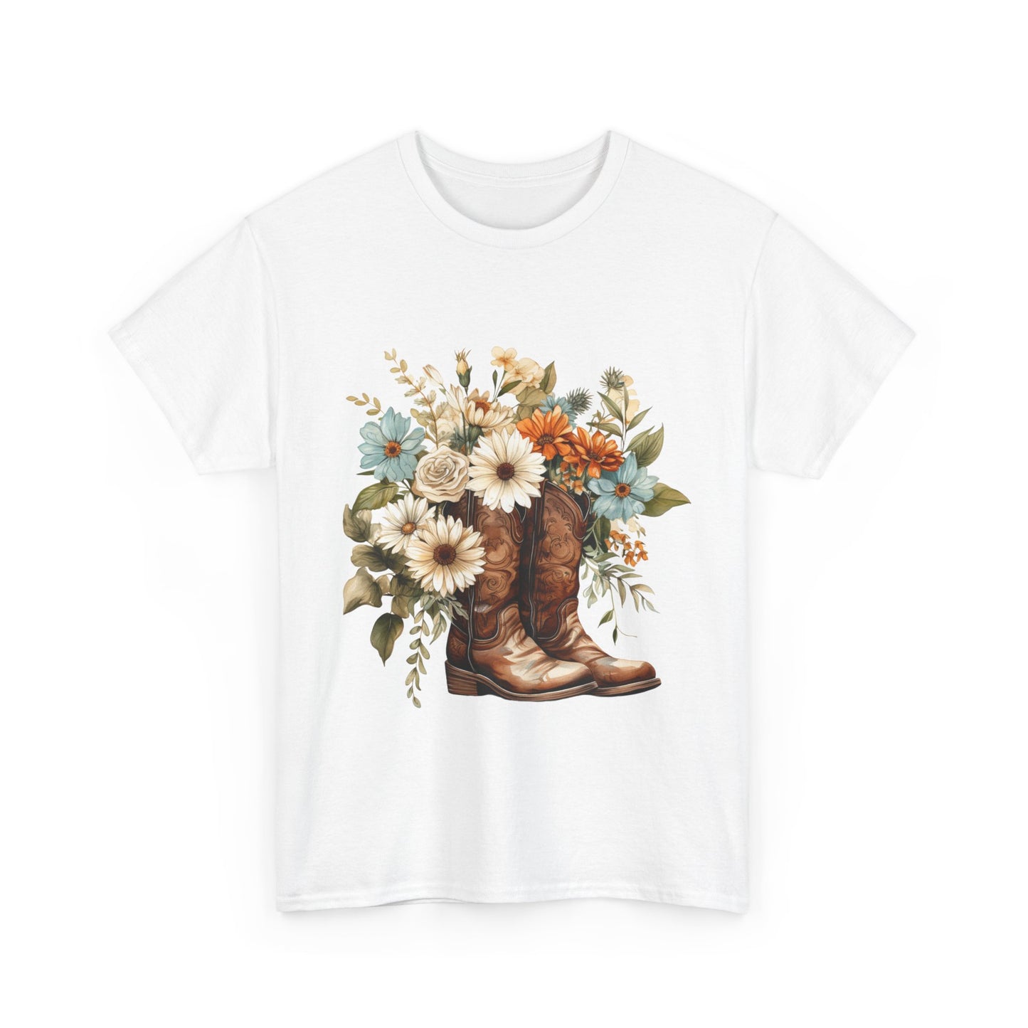 Boots and Flowers T-Shirt