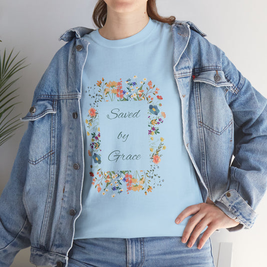 Saved by Grace Wildflower T-Shirt