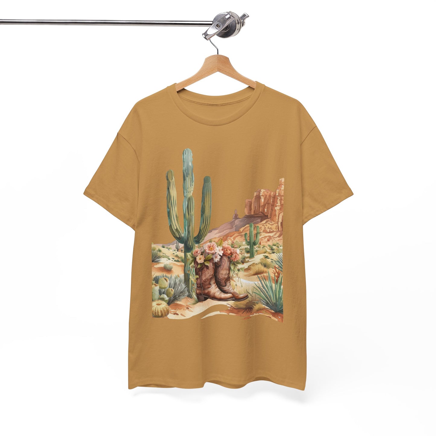 Cactus Western Tee, Desert Succulent Shirt
