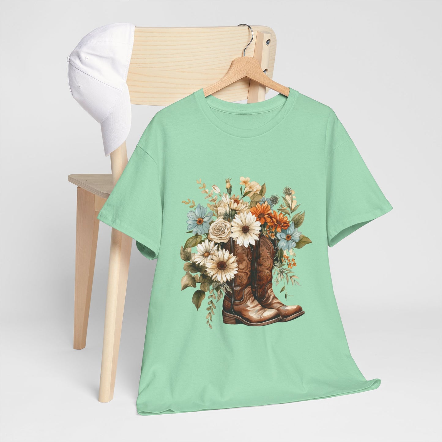 Boots and Flowers T-Shirt