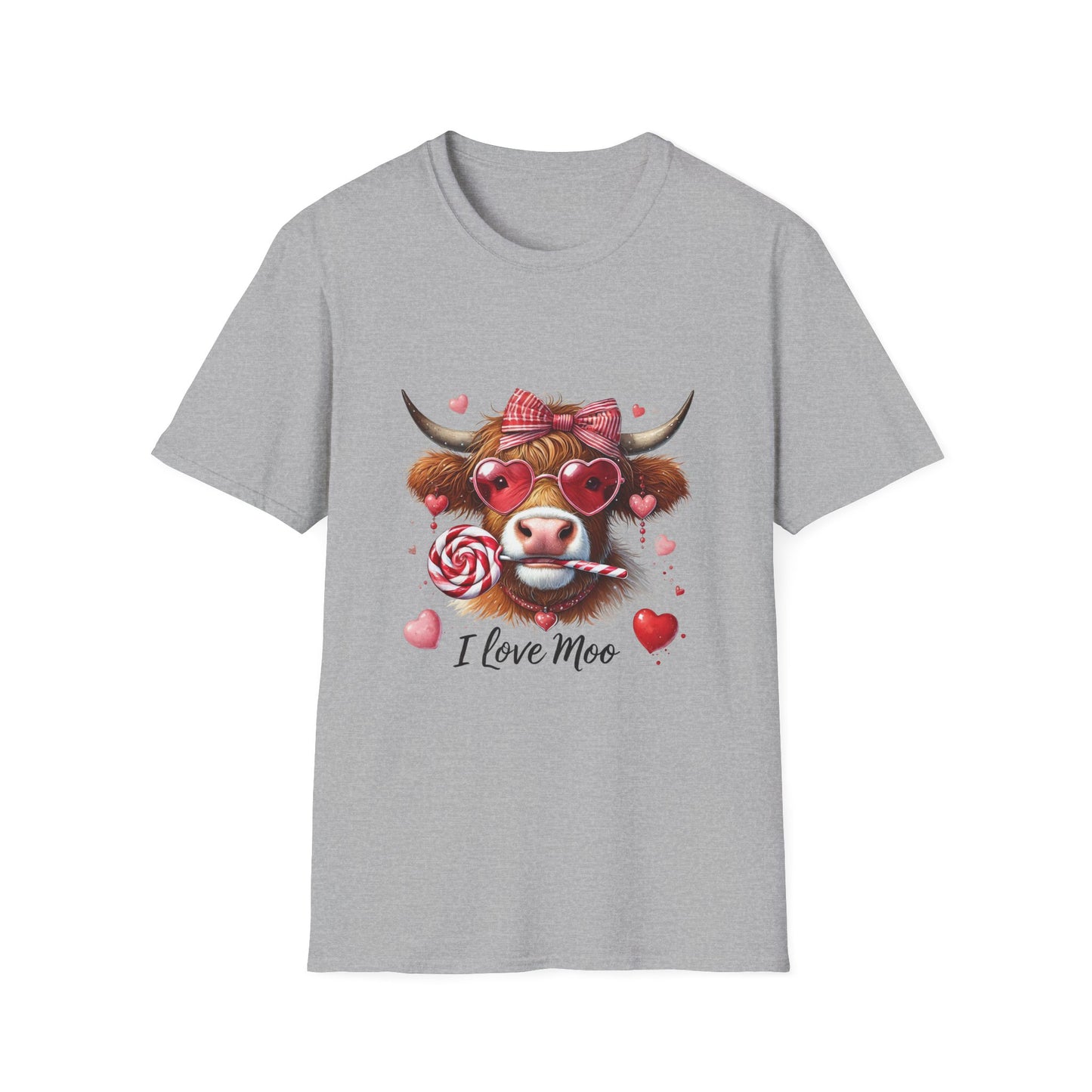 I Love Moo Valentines Day T-Shirt