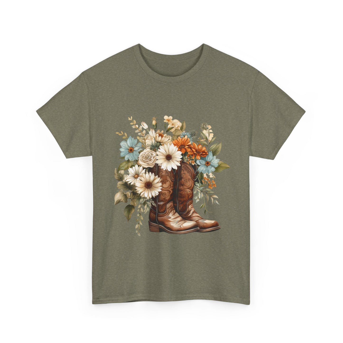 Boots and Flowers T-Shirt