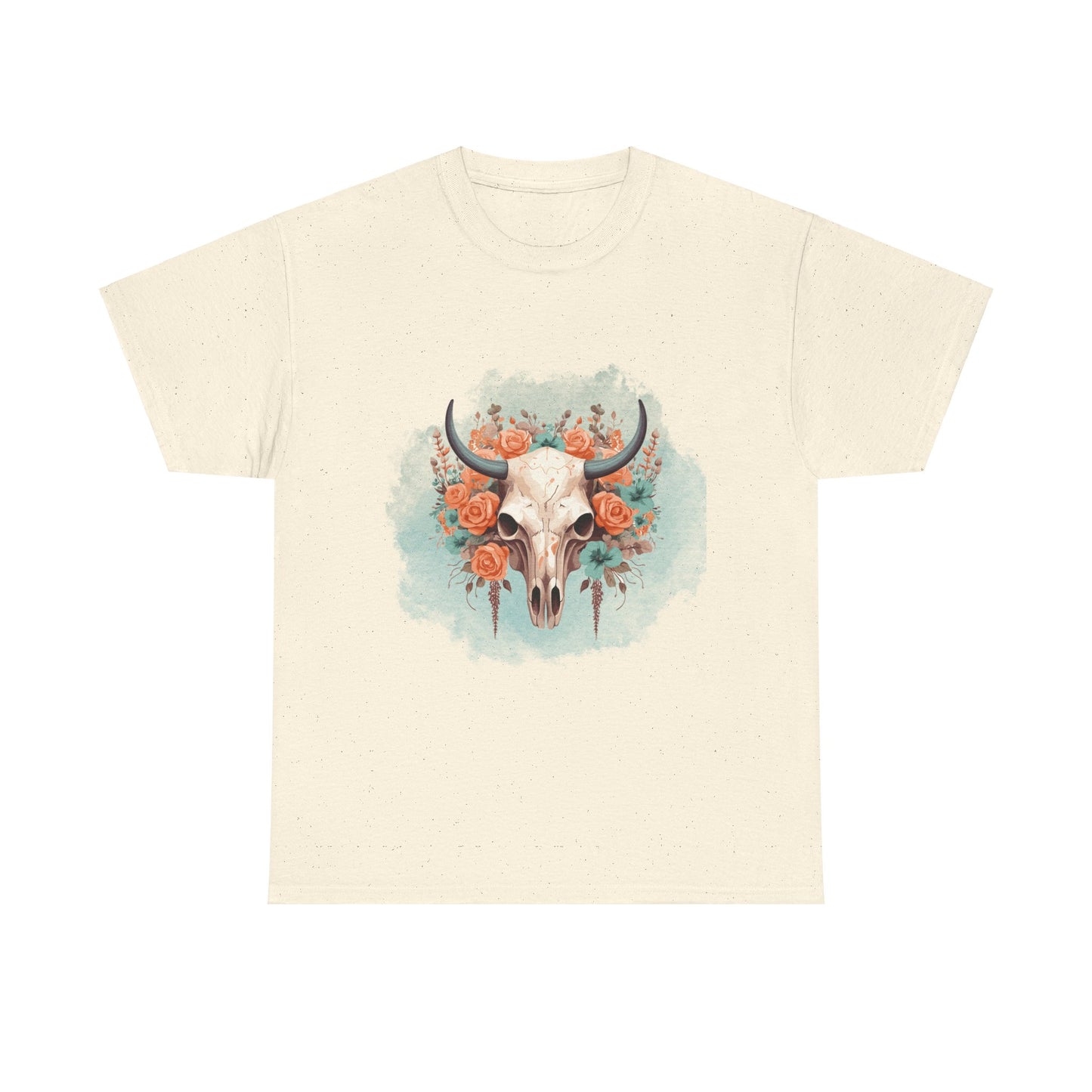 Boho Cow Skull Graphic Tee