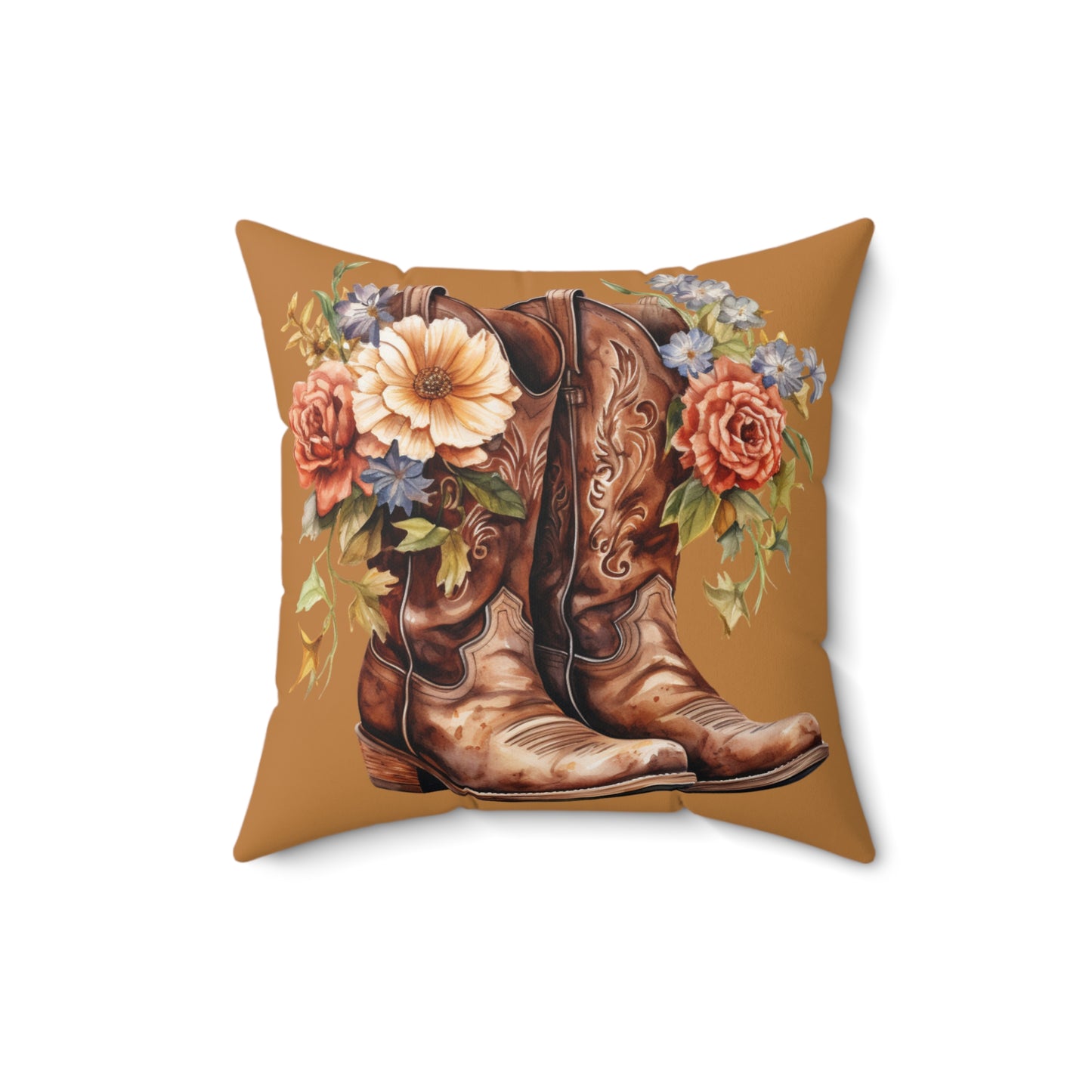 Western Boots Square Pillow