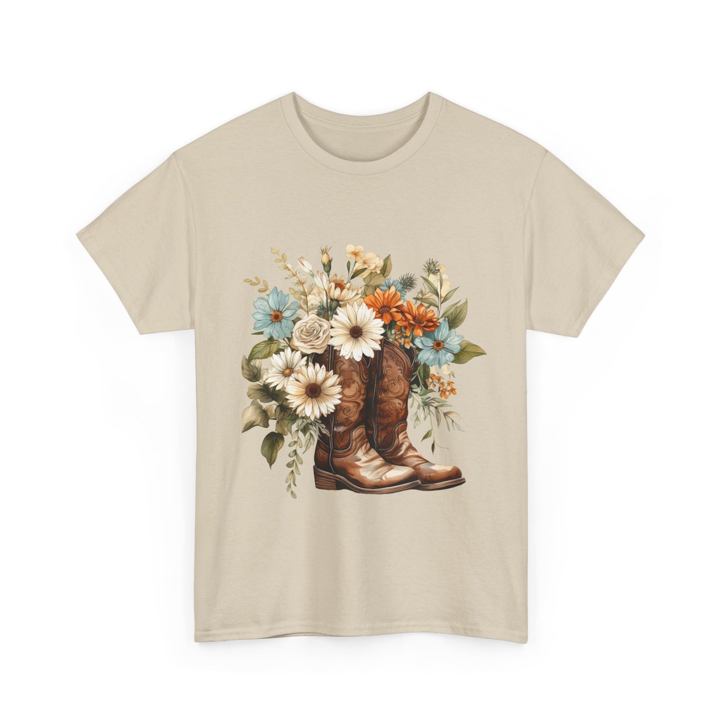 Boots and Flowers T-Shirt